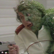 Noah undergoing the disgusting transformation into a Wirrn. Who knew bubble wrap could be so ghoulish?